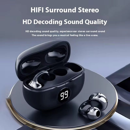 EARBUDS HIFI BASS Air Pod Écouteurs à pince sans fil avec affichage numérique