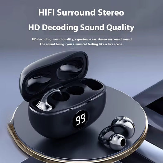 EARBUDS HIFI BASS Air Pod Écouteurs à pince sans fil avec affichage numérique