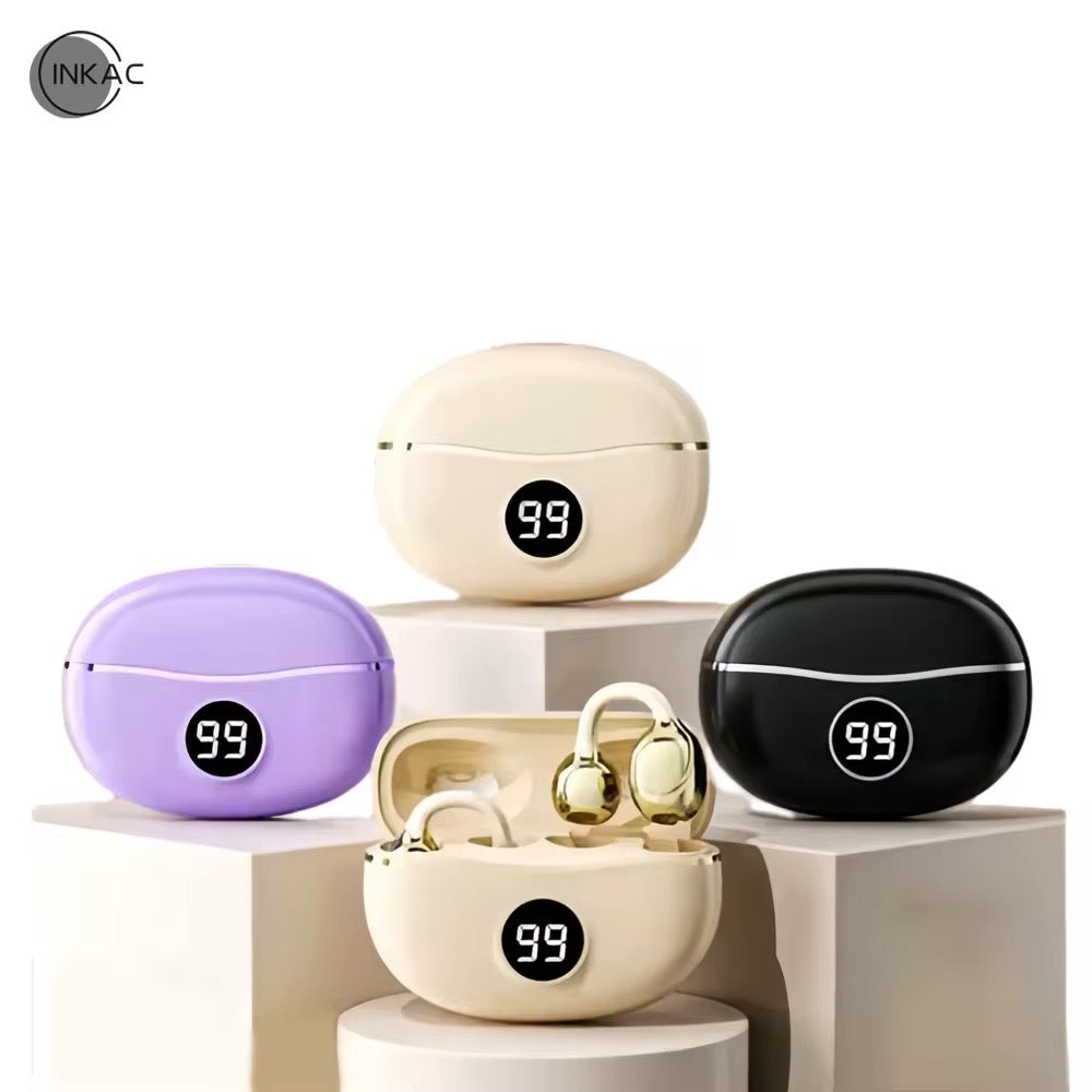 EARBUDS HIFI BASS Air Pod Écouteurs à pince sans fil avec affichage numérique