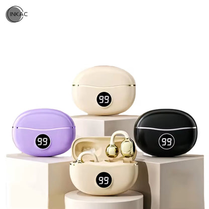 EARBUDS HIFI BASS Air Pod Écouteurs à pince sans fil avec affichage numérique