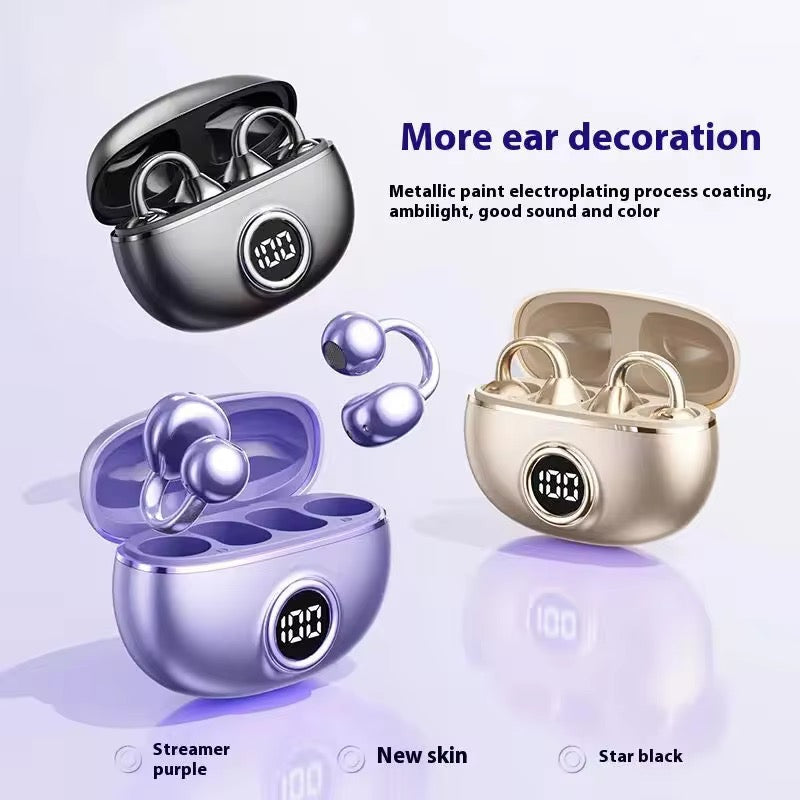 EARBUDS HIFI BASS Air Pod Écouteurs à pince sans fil avec affichage numérique